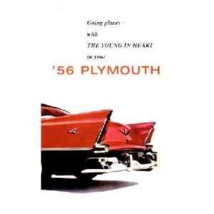 1956 PLYMOUTH Full Line Owners Manual User Guide
