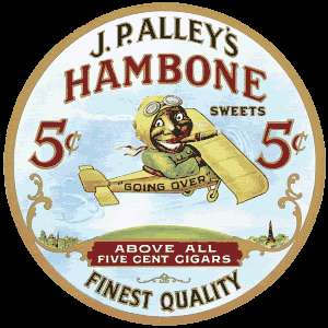 Alleys Hambone Cigars Porcelain Magnet Fridge New  