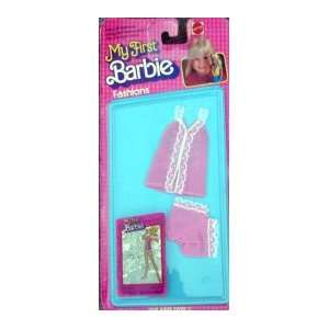   First Barbie Fashions Pink and Lace Night Clothes 1980 Toys & Games