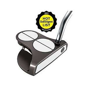  Odyssey White ICE 2 Ball Lined Putter 34, Left Sports 