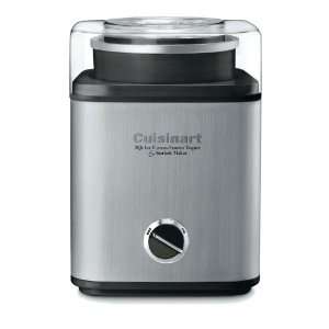   Quart Ice Cream Maker, Brushed Chrome 