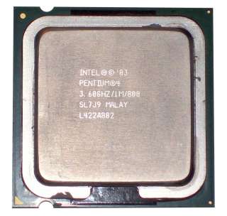Intel Pentium 4 P4 Processor 3.6 GHz 1Mb Cache 800MHz FSB 775 Socket 