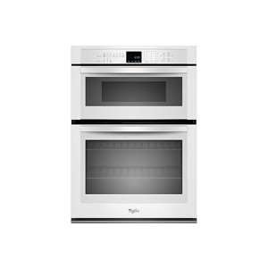 Whirlpool 27 White Combination Microwave Electric Wall Oven  