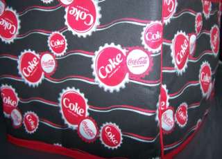 Coca Cola Bottle Caps Quilted 4 Slice Toaster Cover NEW  