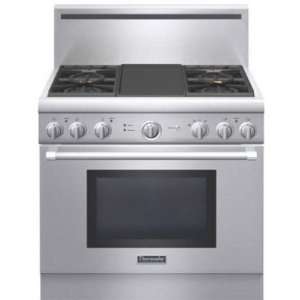PRx364EDG Pro Grand 36 Pro Style All Gas Range with 4 Star Burners 