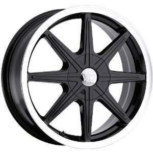   Vision Kryptonite 4x100 4x108 4x4.25 +38mm Black Wheels Rims Inch 16