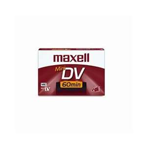   Mini DV Camcorder Tape Cassette, 60 Minutes MAX298010