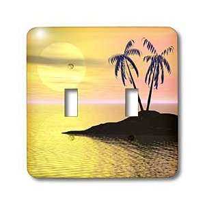 Perkins Designs Nature   Sunset Palms palm trees silhouette on 
