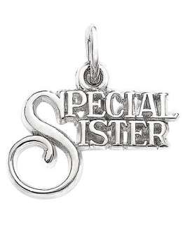 Rembrandt Charm, Sterling Silver Special Sister Charm   Fashion 