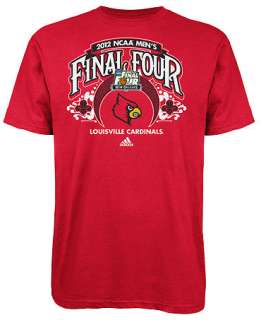 adidas NCAA T Shirt, Louisville Cardinals Final Four Crescent City 