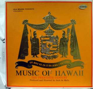JACK DE MELLO music of hawaii vol. II 2 LP VG+ MOH2S  