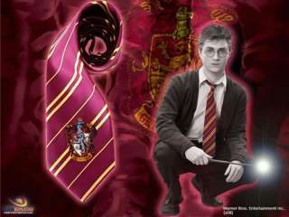 Harry Potter Gryffindor House Silk Tie  