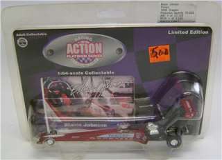 RACING ACTION 1996 DRAGSTER BLAINE JOHNSON DIECAST 164  