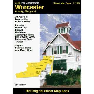  ADC The Map People 302676 Worcester County MD Atlas 