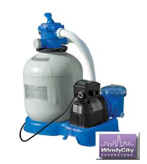   Above Ground Swimming Pool Sand Filter Pump New 0 78257 39871 3  