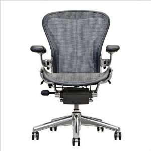  Herman Miller Aeron Basic Chair With Polished Aluminum 