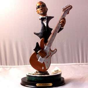  African Americna Jazz Guitarist Collectible Figurine 