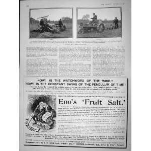  1902 DAN ALBONE MOTOR AGRICULTURE REAPING PLOUGHING