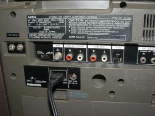   RARE AIWA CA 100U STEREO RADIO BOOMBOX CARRY COMPONENT SYSTEM  