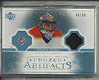 05/06 ARTIFACTS GOALIE GEAR ROBERTO LUONGO GU GAME USED PAD /50