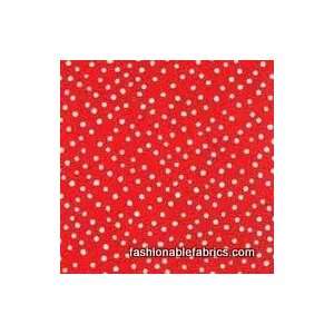   Stop Dots on Red by Alexander Henry Fabrics Arts, Crafts & Sewing