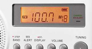   PR D9W AM/FM/Weather and Alert Digital Rechargeable Portable Radio