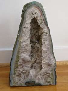 Huge Pale Violet Amethyst Cathedral Geode 14 tall 22 lbs  