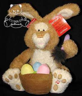 Justabunny Animated Singing Musical Easter Rabbit Gund Stuffed Animal 