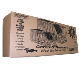   Animal Trap, 2pc Value Pack   Raccoon and Rodent Traps Patio, Lawn