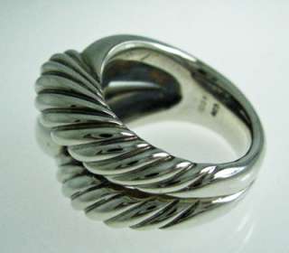 David Yurman Silver Designer Ring   Gorgeous     