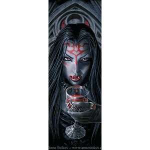  Anne Stokes Vampire God Fabric Door Poster 20.5 X 58 