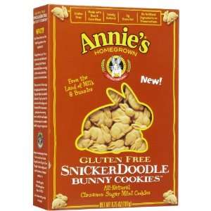 Annies Homegrown SnickerDoodle Bunny Cookies (Gluten, Free), 6.75 oz