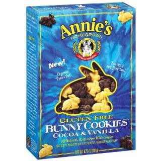   Free Cocoa & Vanilla Bunny Cookies, 6.75 Ounce Boxes (Pack of 6