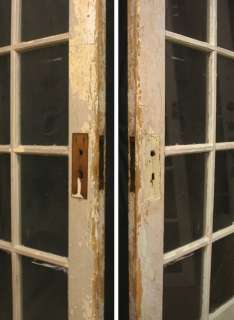 28x78 Antique Interior French Solid Pine Door 10 Glass Lites  