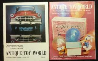 Antique Toy World Magazine 17 Issues 1987 1990 Free S&H  
