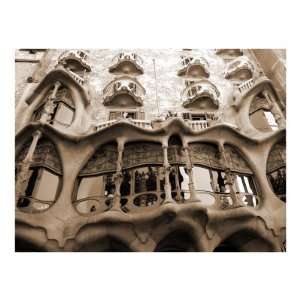  Antoni Gaudi, Casa Batllo, Barcelona, Spain Photographic 