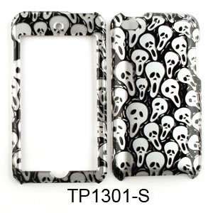 CELL PHONE CASE COVER FOR APPLE IPOD ITOUCH 4 TRANS MINI SKULLS Cell 