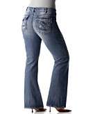   Reviews for Silver Jeans Plus Size Jeans, Pioneer Boot Cut Medium Wash