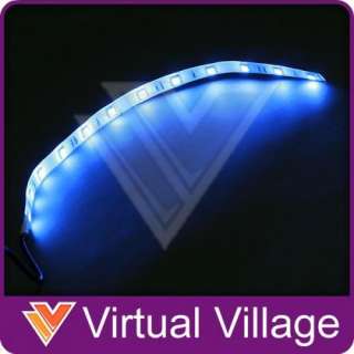 Blue 12 LED Flexible Aquarium Light Bar Strip Moonlight  