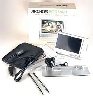 Archos 605 WIFI Portable Media Player 4GB & Battery Dock EXC 