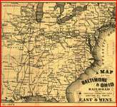 Historic Railroad Maps Representing Lines A to C on CD  