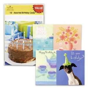  10pk Assorted Hallmark Warm Wishes Birthday Cards Health 