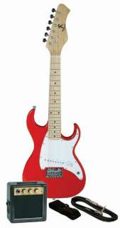 Reynolds Childrens/Kids Mini Electric Guitar Prelude Package   Red 