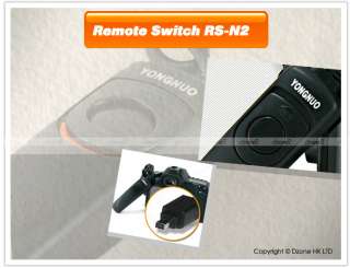 Remote Switch N2 Cable Release For Nikon MCDC1 D80 D70s  