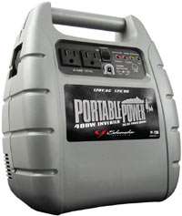 Front view of the Schumacher PP 2200 Portable Outdoor Power Unit