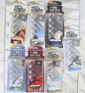 Yankee Candle Car Vent air fresheners YOU CHOOSE SCENT  