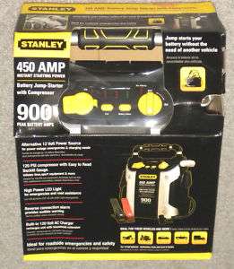 Stanley Portable Car Battery Jump Starter w Compressor  