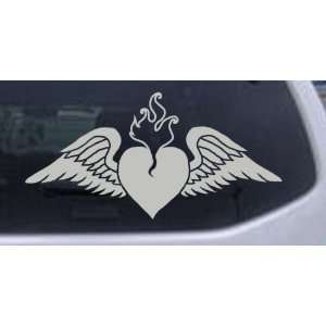   With Wings and Flames Car Window Wall Laptop Decal Sticker Automotive