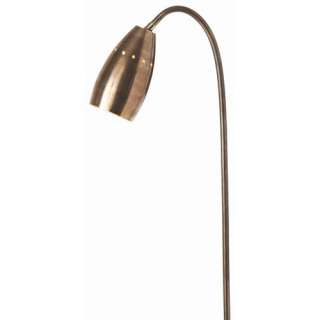 Antiqued Brass Retro Bullet Floor Lamp  