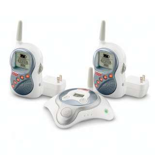 Fisher Price Private Connection Monitor with Dual Receivers   White and Grey